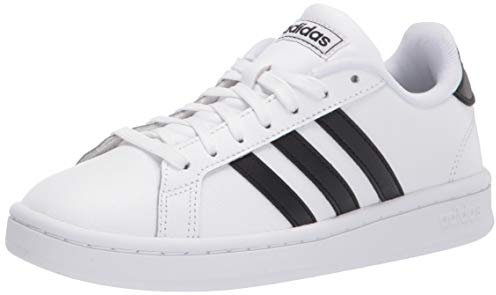adidas Herren Grand Court Sneaker, Weiß Schwarz, 47 1/3 EU