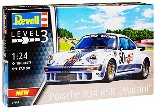 Porsche 911 930 G-Modell 934 RSR Martini Weiss 1974-1989 07685 Bausatz Kit 1/24 Revell Modell Auto
