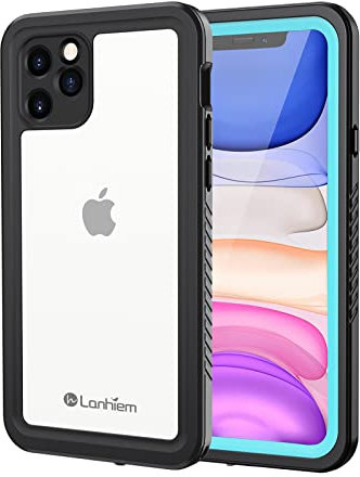 Lanhiem for iPhone 11 Pro Case, IP68 Waterproof Dustproof Shockproof Case with Built-in Screen Protector, Full Body Sealed Protective Front and Back Cover for iPhone 11 Pro (Blue)