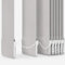 MADE TO MEASURE VERTICAL BLIND REPLACEMENT SLATS LOUVRES by Homesmart Blinds 89mm 3.5 HUGE CHOICE OF FABRICS - Light Grey (Twilight, Made To Measure)