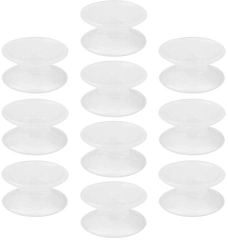 YOUTHINK 10 Stück Saugnöpfe für Glas Aquarium Aquarium Silikon Doppelseitig