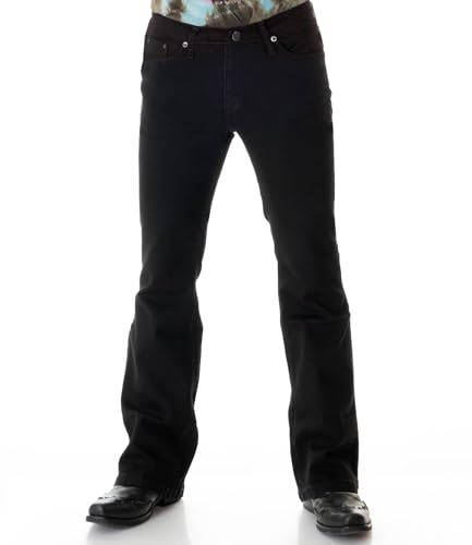 Comycom Schwarze Bootcut Herren Jeans