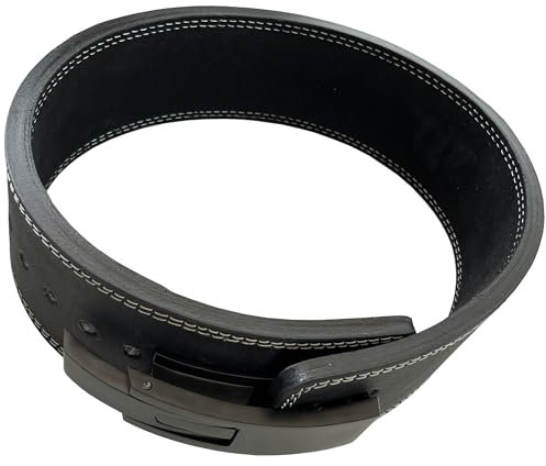 Cinturón con Palanca 13 mm – Warrior Gear | Powerlifting - Gimnasio - Musculación | Cinturón para Sentadilla y Peso Muerto | M