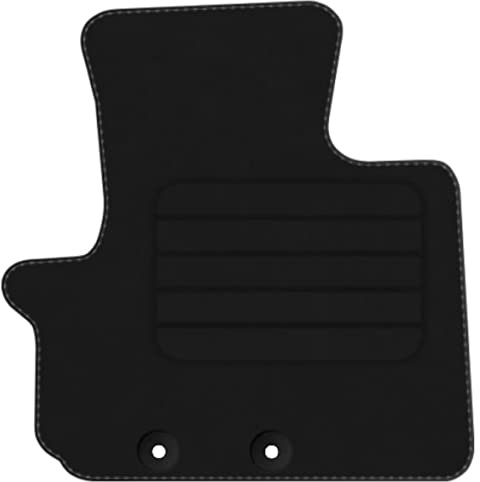Velourmatte für Toyota IQ Bj. 2008-2015 Basic LP runde Befestigungen Veloursfussmatte Automatte Mit Absatzschoner Passform Neu