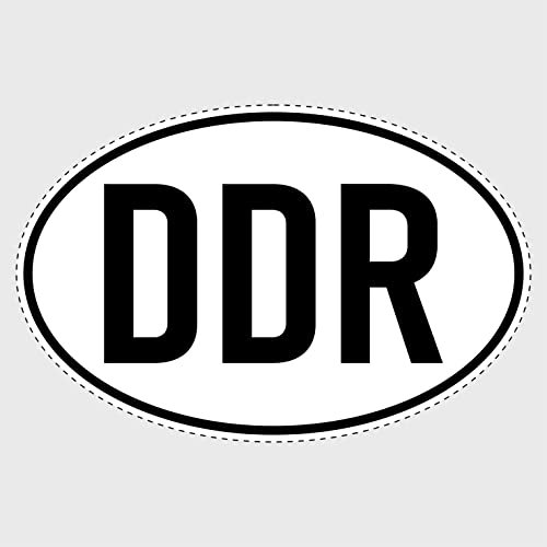 Generisch DDR Aufkleber Länderkennzeichen Deutschland Sticker Auto Motorrad LKW Boot Anhänger