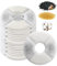 Simpeak Filtre Fontaine Eau Chat 10PCS Filtres de Remplacement de pour 1,6-2,5L Fontaine Chat Chien Filtres de Rechange avec Charbon Actif et Résine Échangeuse d'Ions