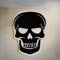 WITTIZA Totenkopf-Badematte – Totenkopf-Teppich Gothic-Dekor – Totenkopf-Halloween-Badezimmermatten – schwarze Gothic-Heimdekoration für Schlafzimmer, Küche, Badematte, gruseliges Geschenk