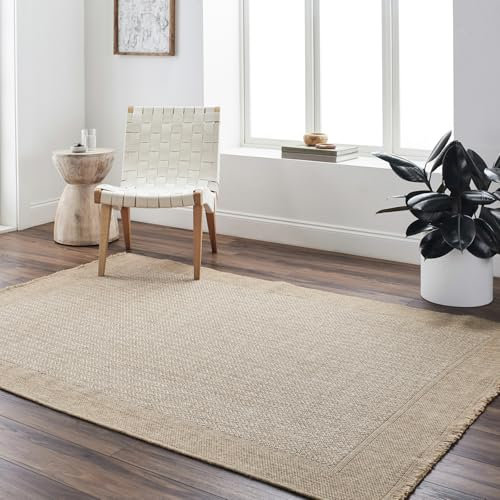 Livabliss Albany Indoor Outdoor Rug - Large Boho Rugs for Living Room 160x213 cm Dining, Kitchen Carpet, Patterned Neutral & Coloured Rugs, Waterproof, Stain Durable - Beige