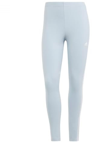 adidas Damen Essentials 3-Stripes High-Waisted Single Jersey Leggings, wonder blue, L