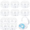 Schnullerbox，10 Stück Schnullerbox für baby Schnullerbox tragbar Transparent schnullertasche Schnulleraufbewahrung box für baby，für Reisen und Zuhause