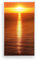 WANDURLAUB - Landschafts Bilder auf Acryl - XXL Bild - 60x50 cm Acrylglas - hochwertiger weißer Aluminum Rahmen inkl. Wandhalterung - Ultra HD Druck - Made in Germany - Sonnenuntergang Meer 45