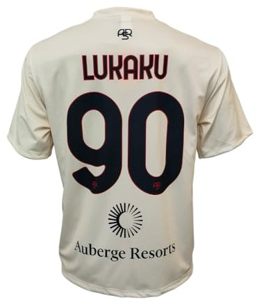 AS Roma MA/RO2324/AWAY Riyadh/LUKAKU, Kinder und Jungen Fußball-T-Shirt, 6 anni -