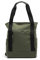 MISAKO Domico mochila grande de nylon para portátil (13,3 pulgadas) y con asa de mano Mujer - Domico Verde 38 X 28 X 12 cm
