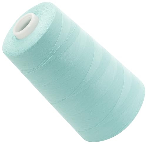 AERZETIX - C72707 - Nähgarnkonus 120 (40/2) 4000 m - aus polyester - konfektion, kurzwaren, garn, kordel, schnur, nähen, kleidung, faden - farbe grün -türkis schmutzig