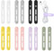 Fascette Riutilizzabili, 14 Pezzi 7 Colori Fascetta Cavi in Silicone, Fascette Fermacavi Riutilizzabili, Clip per Cavi, Avvolgicavo per Cavo, Porta Auricolari, Organizzatore Cavi