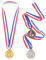 Hoement 3 Stück Aufgeführte Medaillen Medaillen Partygeschenke Preise Für Sport Fußballmedaillen Für Kinder Medaillen Für Den Ersten Platz Fußballpartygeschenke