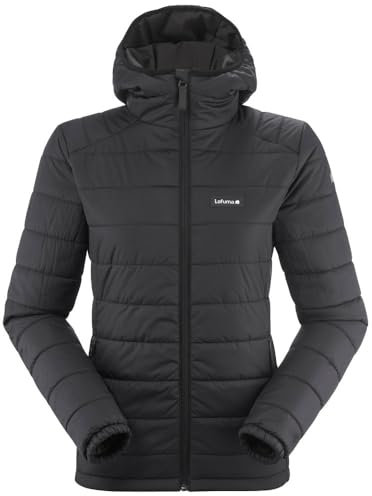 Lafuma - Veste chaude ALTA LOFT Femme A Capuche - Coupe Vent - Veste de protection - Randonnée - Noir