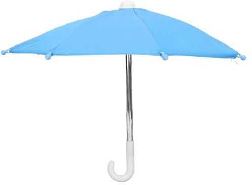 GLOGLOW Handy-Sonnenschirm, Praktisch, Starkes Magnetring-Design, Verstellbarer Handy-Sonnenschirm, Niedlicher Tragbarer Handy-Regenschirm aus PVC und Metall, Sonnenschutz-Abdeckung Zum