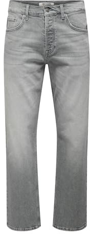 Only & Sons Male Normal geschnitten Jeans ONSEDGE Mittlere Taille Gerade geschnitten Jeans