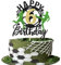 1 Stück Fußball Happy 6th Birthday Cake Topper Alles Gute zum Geburtstag Tortendeko Sport Fußball Kuchen Deko für Soccer Thema Kinder 6 Jahre alt Geburtstag Party Kuchen Dekorationen