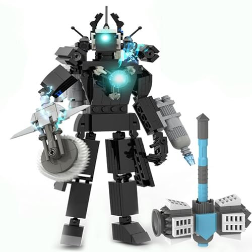 Building Blocks Figures Toy Toilet Titan Cameraman Speakerman Clock TV Man Game Upgraded Action Mutant Model Funny Ideas Collectible Birthday Gift Skibidi Buildable Brick Adults Kids Fans C