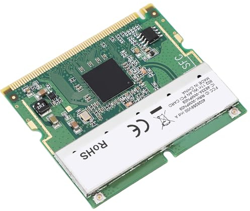 MENDUNER PCI E 300 Mbps WiFi WiFi Tarjeta para AR9223, Conectividad Estable para 7 8 10 11, Instalación Fácil para una Computadora Portátil, Tarjeta de Red WLAN para Computadoras de Escritorio