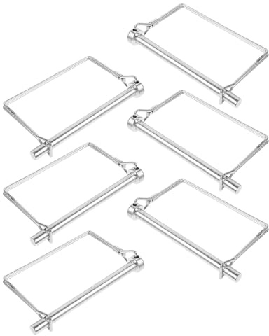 Uonlytech Lot De 6 Goupilles De Verrouillage De Remorque Robustes Goupilles De Sécurité Pour Remorque De Prise De Force De Ferme