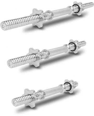 Kurzhantelstange Hantelstange kurz Set Ø25mm 35cm 40cm 45cm mit Schraubgewinde (40, Zentimeter)