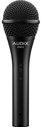 AUDIX OM3S Multi-Purpose Vocal and Instrument Dynamic Vocal Microphone