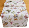 KAMACA Tischläufer 40x140 cm Schmetterlinge auf der Blumenwiese cremefarben floral Bedruckt Frühlingstischdecke waschbar Sommer für Küche Balkon Garten Wohnzimmer ganzjährig (Tischläufer 40x140 cm)