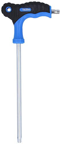 BRILLIANT TOOLS BT041019 Clés mâles coudées percées Torx® à poignée en T T50 x 200 mm [Powered by KS TOOLS]