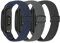 SHIJZWD 3 Pack Elastisch Armband Kompatibel mit Xiaomi Mi Band 7/Mi Band 6/Mi Band 5 Armband, Verstellbares Ersatzarmbänder Sport Loop Nylon Uhrenarmbänder für Xiaomi Mi Band 5/6/7 Damen Herren