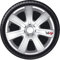 All4You Radzierblenden VR Carbon Silver 14 Zoll Radkappen Radblenden 4 St?ck Silber