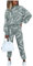 callmo Trainingsanzug Damen Set,Trainingsanzug Mit Kapuze Und Farbe, FüR Damen, Sweatshirt, Sportanzug, Hose, Einfarbig, DamenanzüGe Und Sets Mit Hose