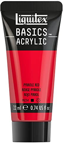 Liquitex Basics Acrylique Tube 22 ml Rouge Pyrrole ROW