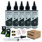 COCADEEX 5 Flaschen Black Dye Ink Refill Kit Kompatibel mit Canon Pixma Druckerpatronen PG-575XL PG-545XL PG-560XL PG-540XL PG-512 PG-510 PG-830 PG-40 usw.