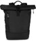Cas8 Laptoprucksack SOHO, funktioneller Rollrucksack für Damen und Herren, 14 Zoll, Rucksack mit Rolltop, wasserfester Daypack für Business, Freizeit & Sport, schwarz