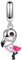 Doyafer 925 Sterling Silber niedlichen Flamingo Anhänger Charme, geeignet für Frauen Armbänder, Halsketten, Geburtstagsgeschenke
