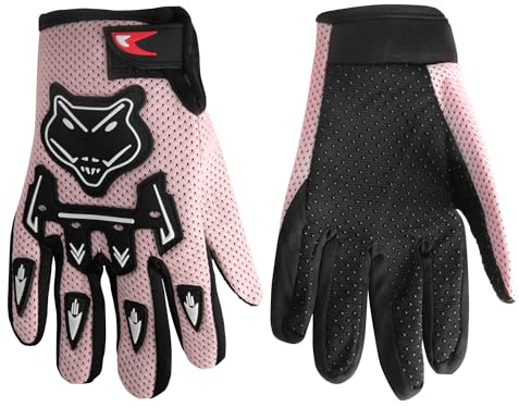 JAGASOL Kids & Youth Sports Riding Gloves for Kids - Cycling, Motorcycle, BMX & Mountain Biking - ATV Camping Fishing - Full Finger Children's Gloves