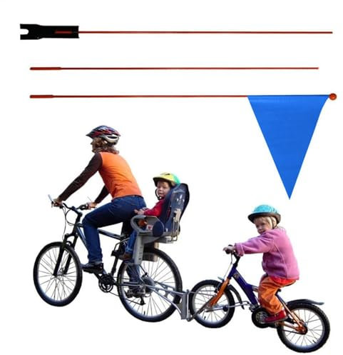 LearnLyrics Sicherheits-Fahrradfahne Polyester-Fahrradfahne Höhenverstellbare langlebige Polyester-Fahrradflagge, Sicherheitsflagge für Kinder, Erwachsene, Geburtstagsgeschenk