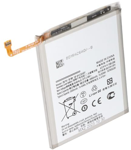 Akku kompatibel mit Samsung Galaxy A33 5G, SM-A336B, Li-Polymer, 3,8V, 5000mAh, 19,0Wh, ohne Werkzeug