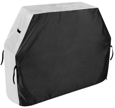 BBQ G-AS Grillabdeckung, schwere Grillabdeckung, Grillschutz, 420d Oxford-Stoff, 145x61x117 cm, wasserdicht und wasserfest ideal für Brenner, Terrasse und Garten