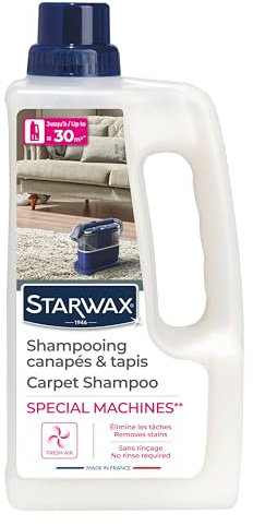 STARWAX Champú Sofás y Alfombras Especial Máquinas 1L