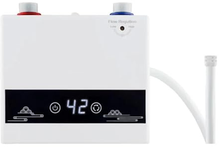 Chauffe-eau instantané, Chauffe-eau instantané 4600 W, chauffage électrique portable for salle de bain, douche à eau chaude