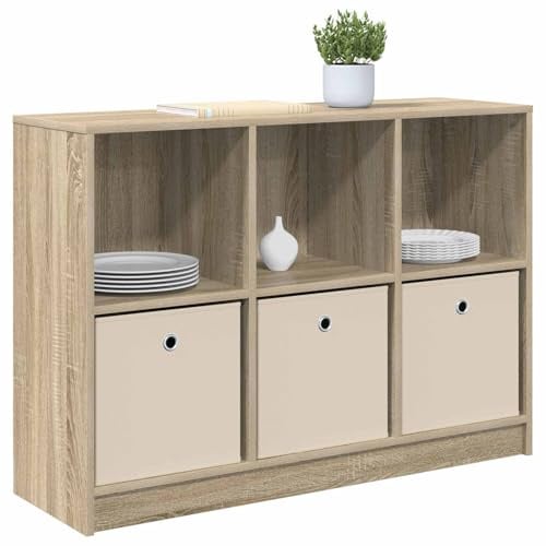 vidaXL Sideboard Sonoma-Eiche 102 x 32 x 73,5 cm