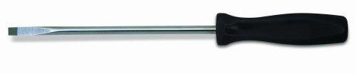 Williams JHWSDE-43 Endurogrip Cabinet Slotted Screwdriver with Premium Comfort Grip Handle - 3-Inch Blade Length - 3/16-Inch Tip - 6 11/16-Inch Overall Length