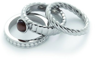 Leonardo Jewels Damen-Set/3 Ring 17 Trio Twirl 013885