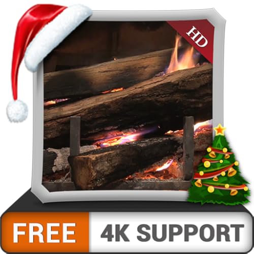 GRATIS Calm Fireplace HD: disfrute del invierno con una hermosa chimenea caliente en las vacaciones de Navidad en su televisor HDR 4K, TV 8K y dispositivos de fuego como fondo de pantalla y tema para