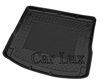 Car Lux AR01703 - Alfombra Bandeja Cubeta Protector cubre maletero a medida con antideslizante