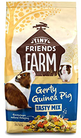 Supreme Tiny Friends Farm Gerty Guinea Pig Tasty Mix, Apple Strawberry, 2lbs